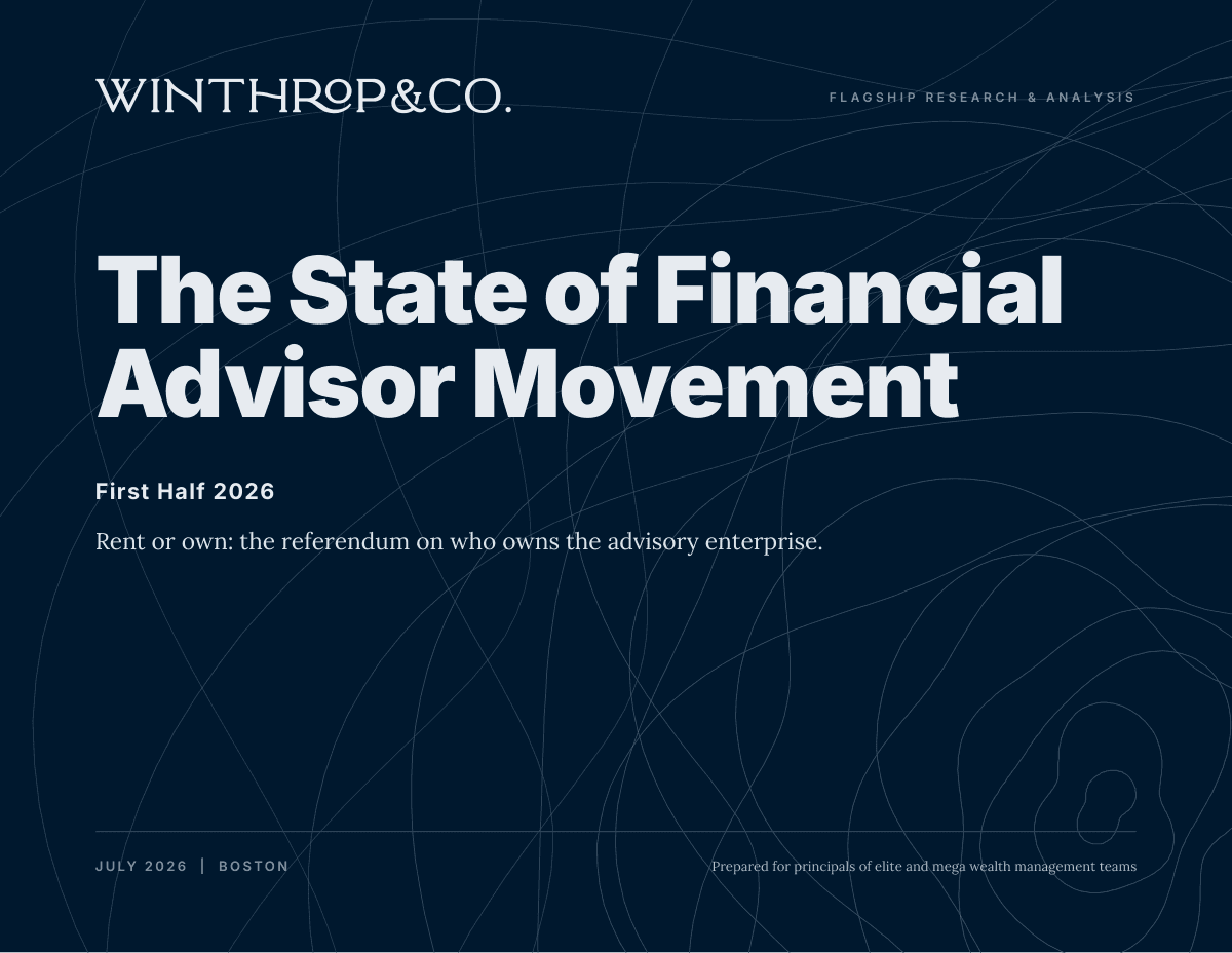 State of Financial Advisor Movement H1 2026: Key Findings From the Report