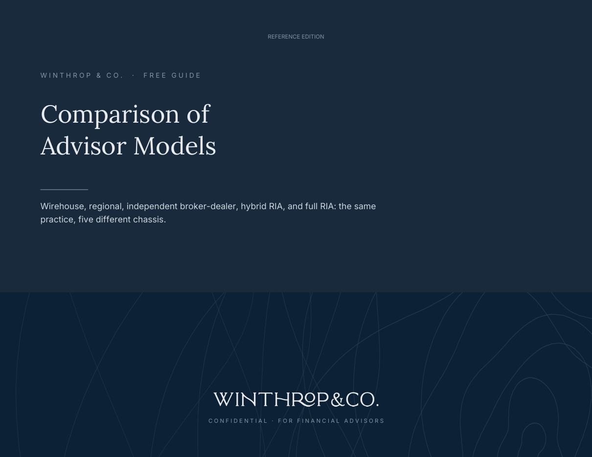 Comparison of Advisor Models — cover