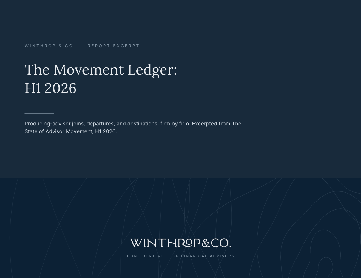The Movement Ledger: H1 2026 — cover